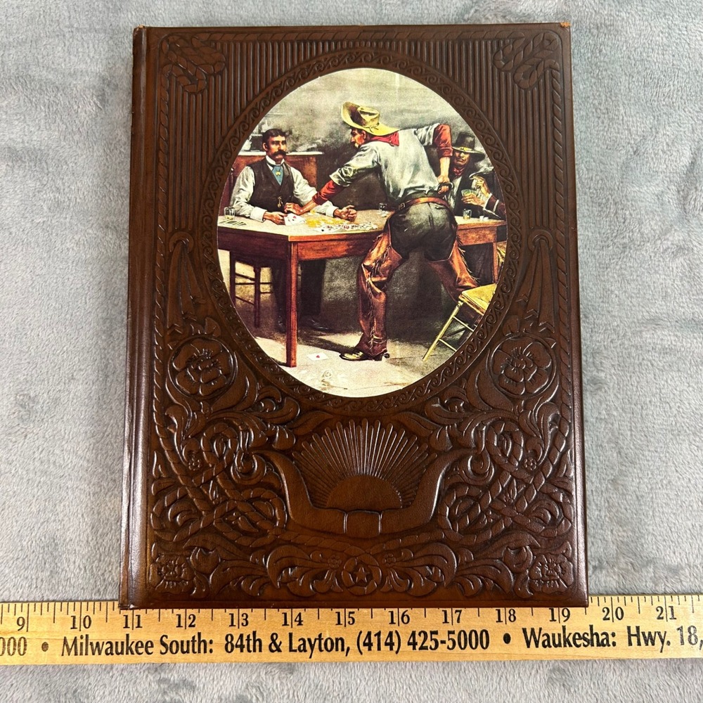 Time Life Books The Old West The Gamblers Hardcover 1980 Faux Leather Western